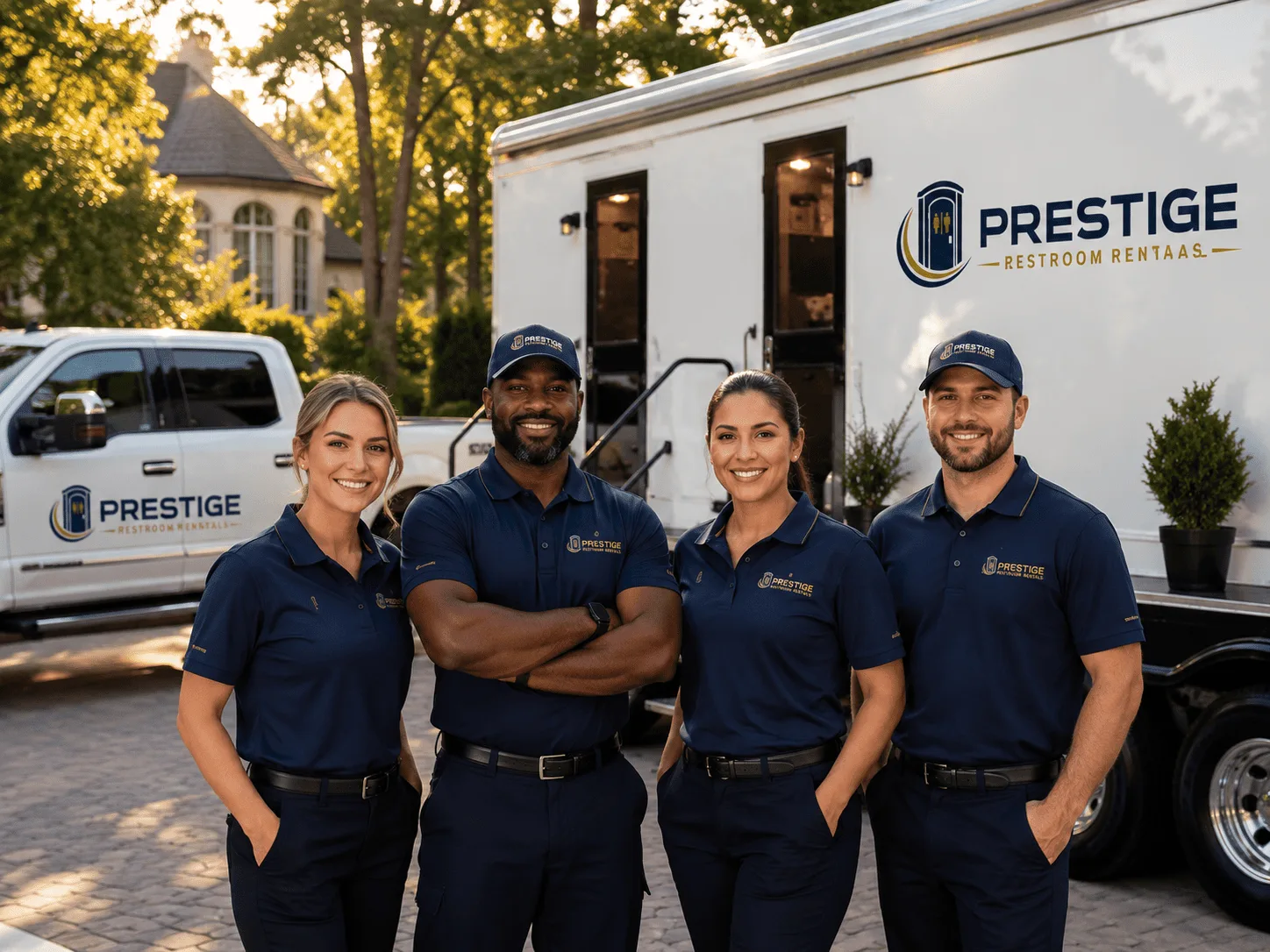 Trusted Luxury Portable Restrooms company in Sentinel, OK